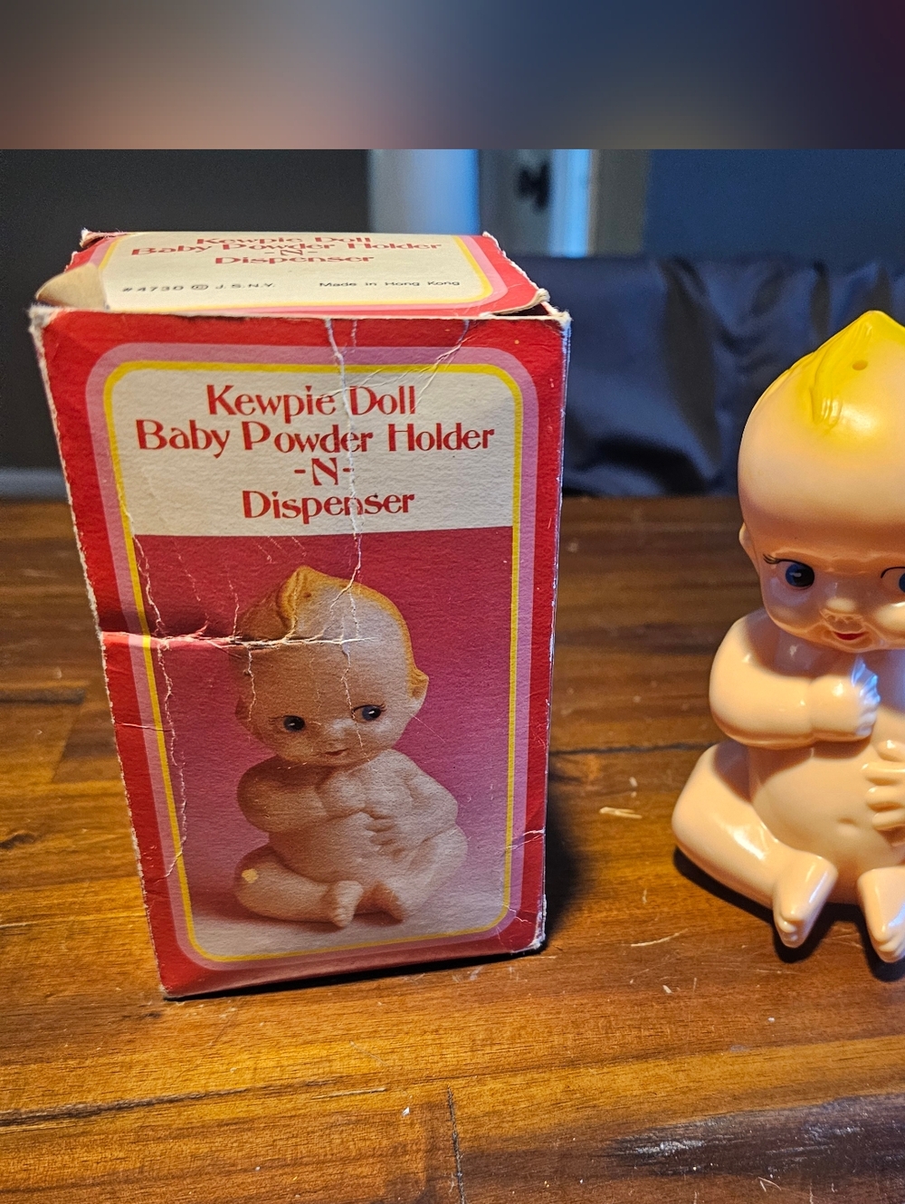 Kewpie Doll Baby Powder Holder -N- Dispenser.